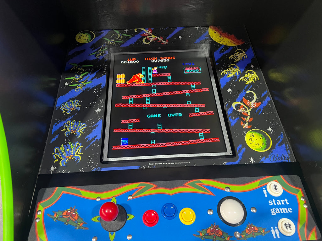 Galaga Upright Multicade Multigame - Sixty 60 Classic Games in One Cabinet - 1 Year Warranty!