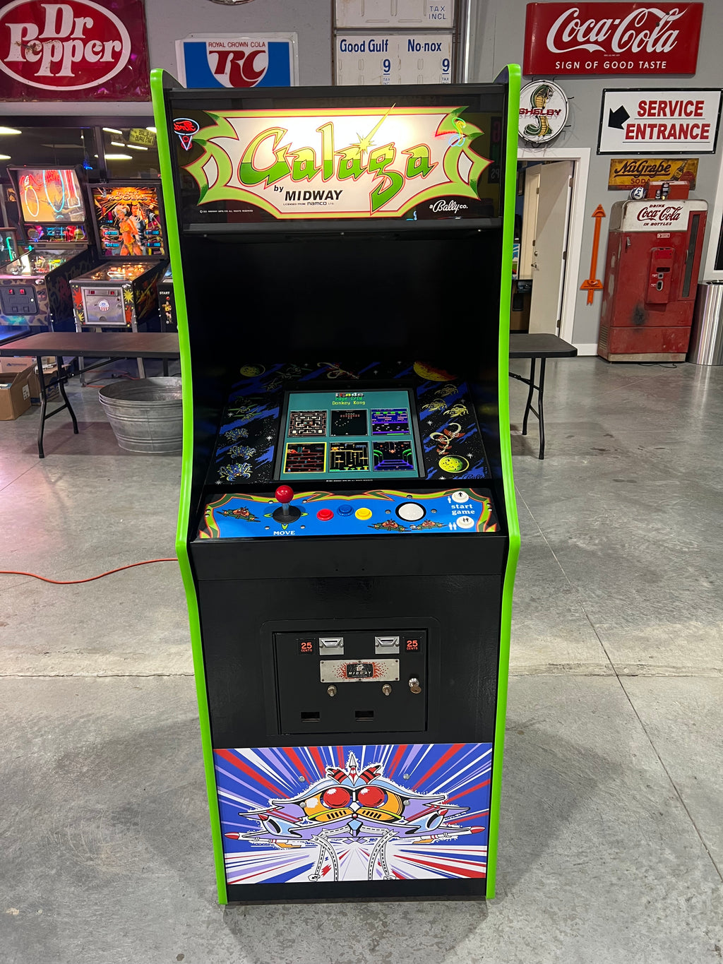 Galaga Upright Multicade Multigame - Sixty 60 Classic Games in One Cabinet - 1 Year Warranty!