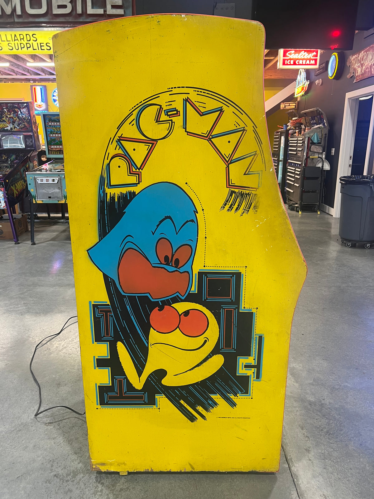 Pac-Man Arcade Game - Original Game - Works 100% Used PACMAN