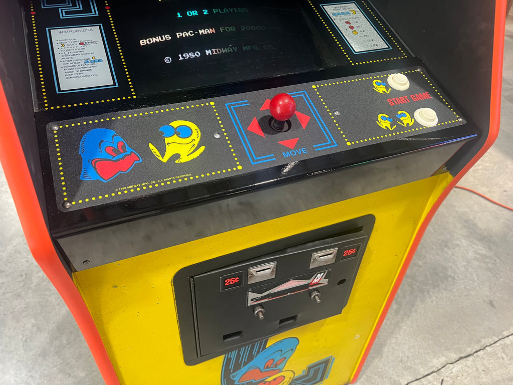 Pac-Man Arcade Game - Original Game - Works 100% Used PACMAN