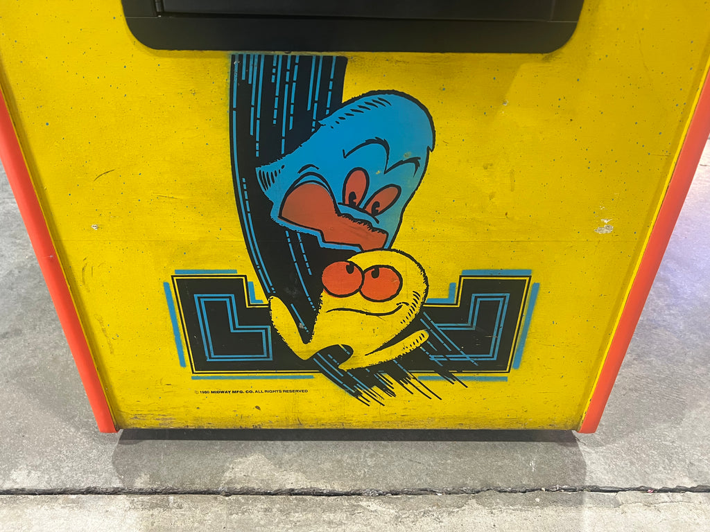 Pac-Man Arcade Game - Original Game - Works 100% Used PACMAN