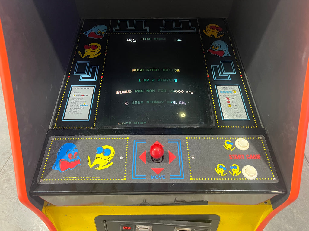 Pac-Man Arcade Game - Original Game - Works 100% Used PACMAN