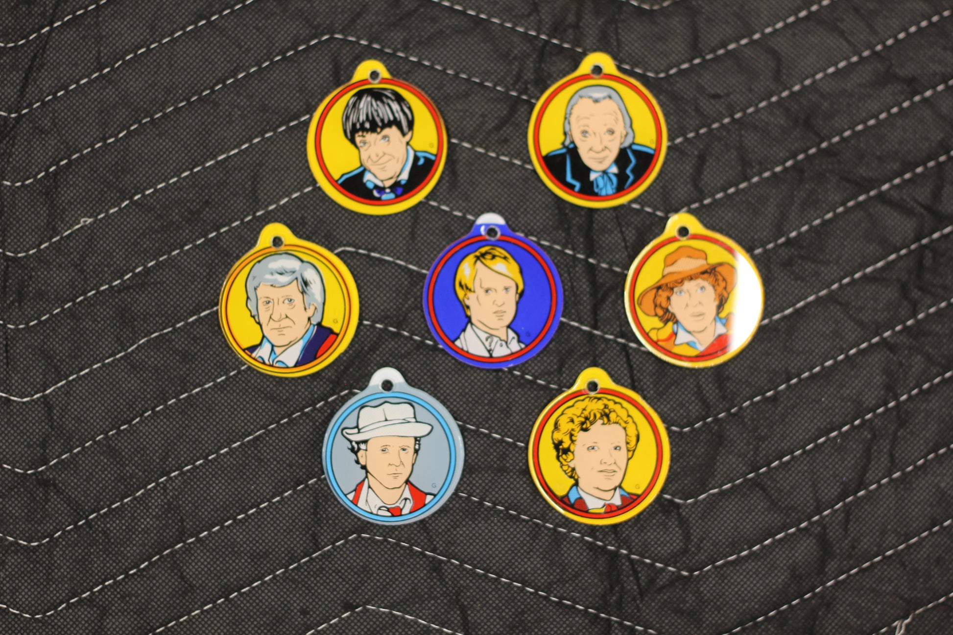 Dr. Who Pinball Keychain Set