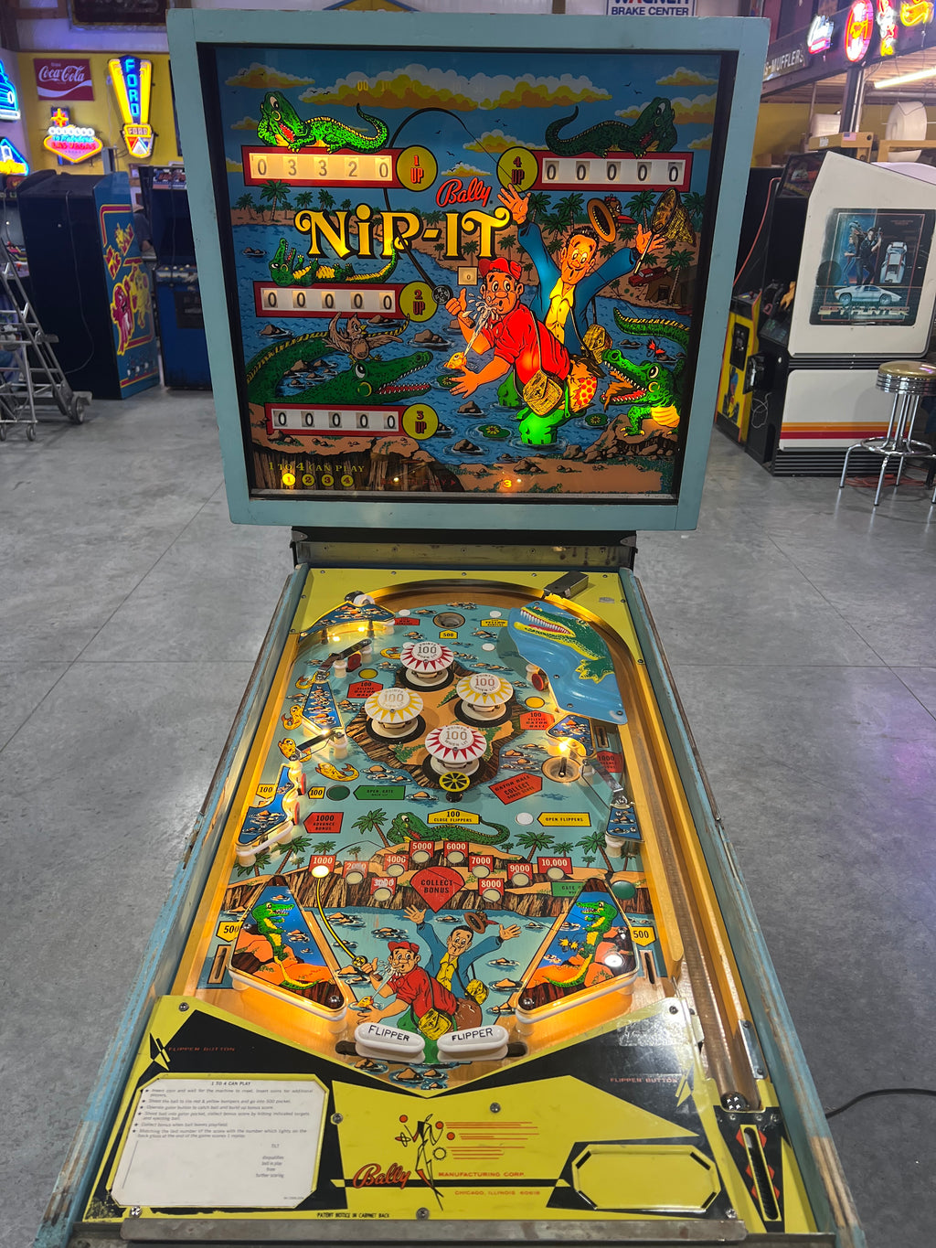 NIP-IT - 1973 Bally Pinball Machine - WORKS 100% - Nip It - THE BEST GAME FROM THE PERIOD! - Just Like in Arnold's from HAPPY DAYS!!!
