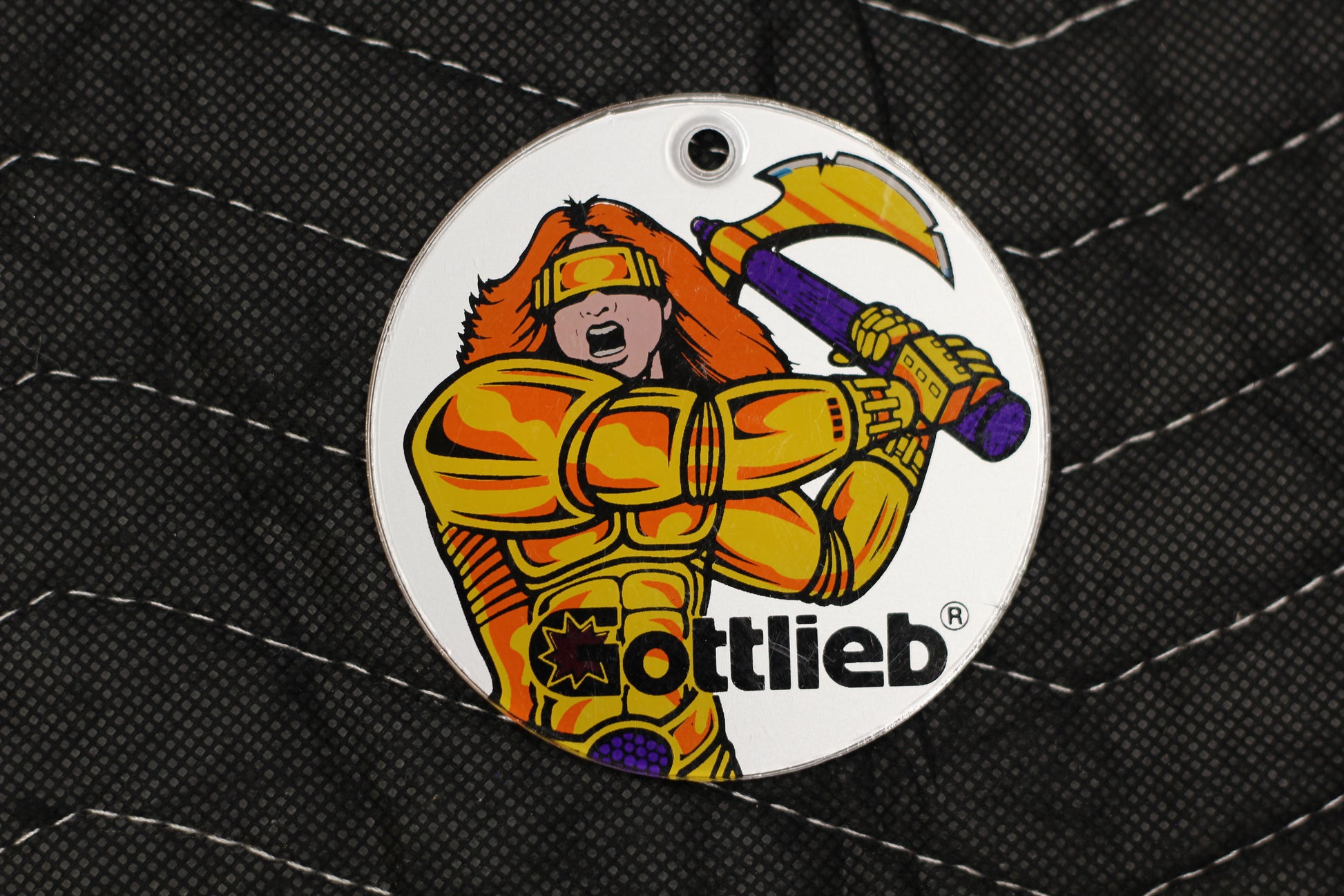 Gladiators Pinball Promotional Keychain