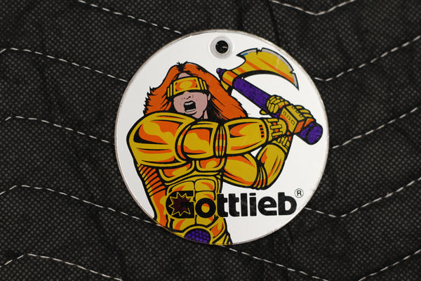 Gladiators Pinball Promotional Keychain – Hot Rod Arcade