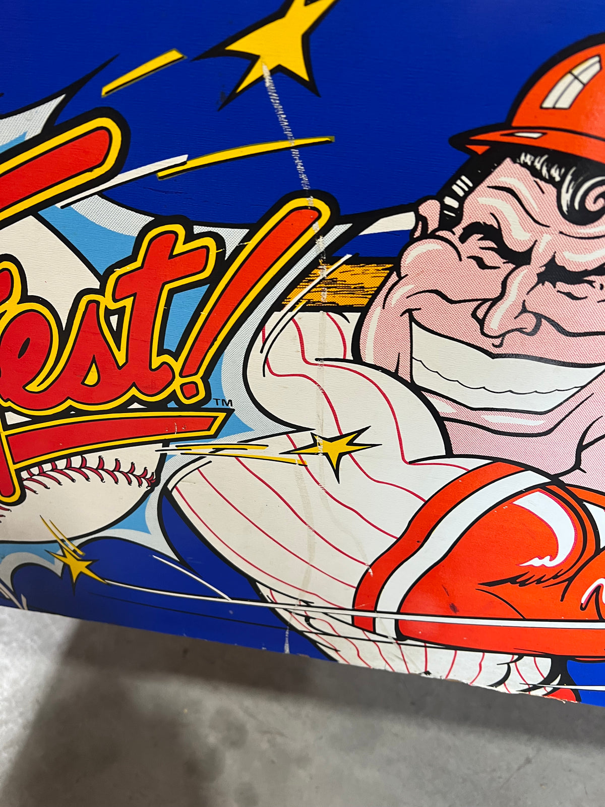 Slugfest 1991 Pitch and Bat Williams Pinball Machine - WORKS 100% - Nice Game DISPENSES BASEBALL CARDS!!! Card Shop Ready!