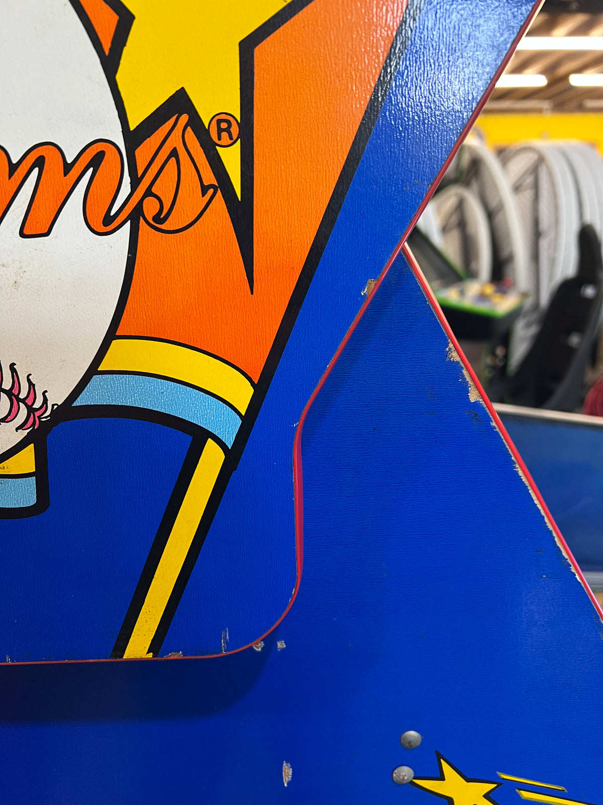 Slugfest 1991 Pitch and Bat Williams Pinball Machine - WORKS 100% - Nice Game DISPENSES BASEBALL CARDS!!! Card Shop Ready!