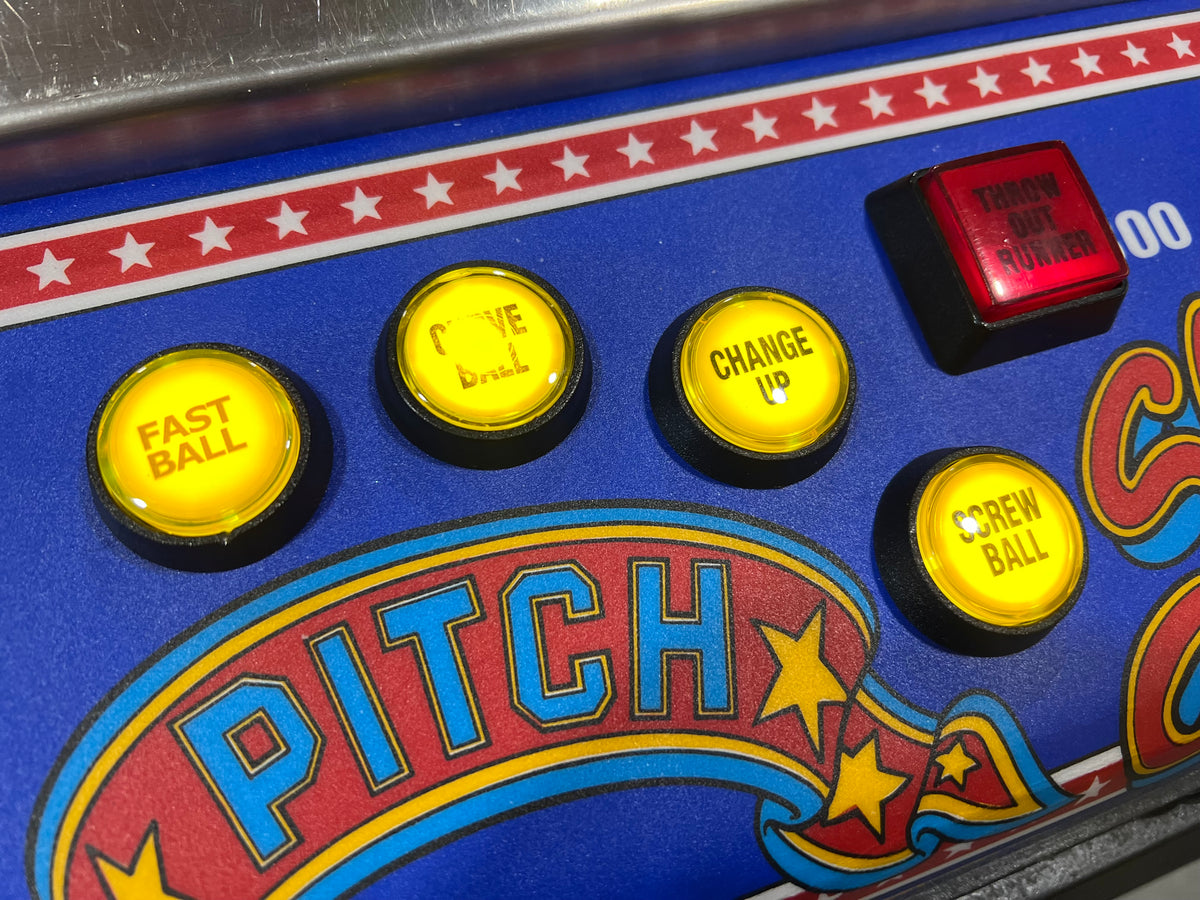 Slugfest 1991 Pitch and Bat Williams Pinball Machine - WORKS 100% - Nice Game DISPENSES BASEBALL CARDS!!! Card Shop Ready!