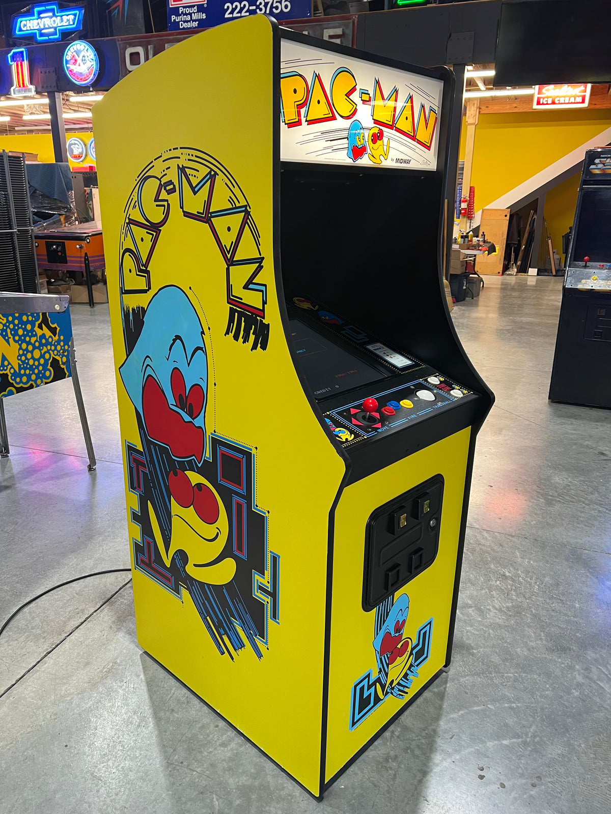 Pac Multicade Mutigame Arcade Game 60 Games in 1 Cabinet -  Works 100% - 1 Year Warranty