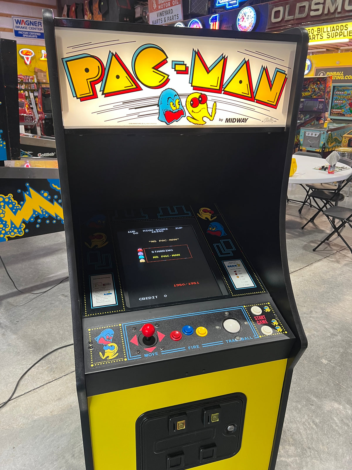 Pac Multicade Mutigame Arcade Game 60 Games in 1 Cabinet -  Works 100% - 1 Year Warranty