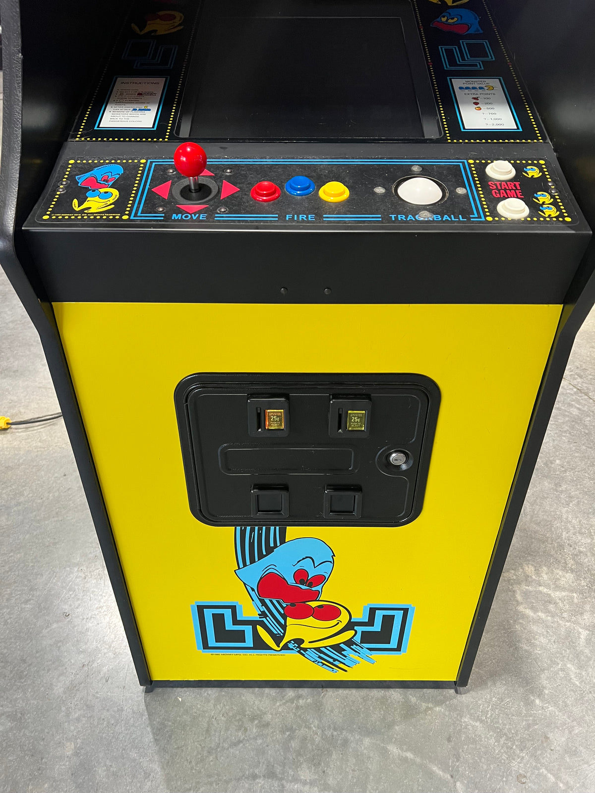 Pac Multicade Mutigame Arcade Game 60 Games in 1 Cabinet -  Works 100% - 1 Year Warranty