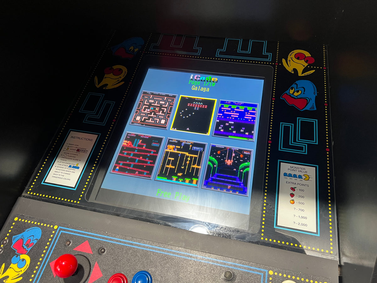 Pac Multicade Mutigame Arcade Game 60 Games in 1 Cabinet -  Works 100% - 1 Year Warranty