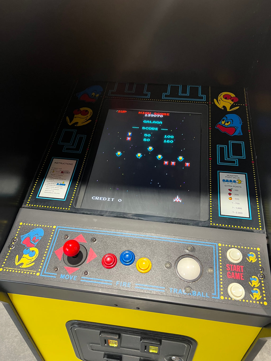 Pac Multicade Mutigame Arcade Game 60 Games in 1 Cabinet -  Works 100% - 1 Year Warranty