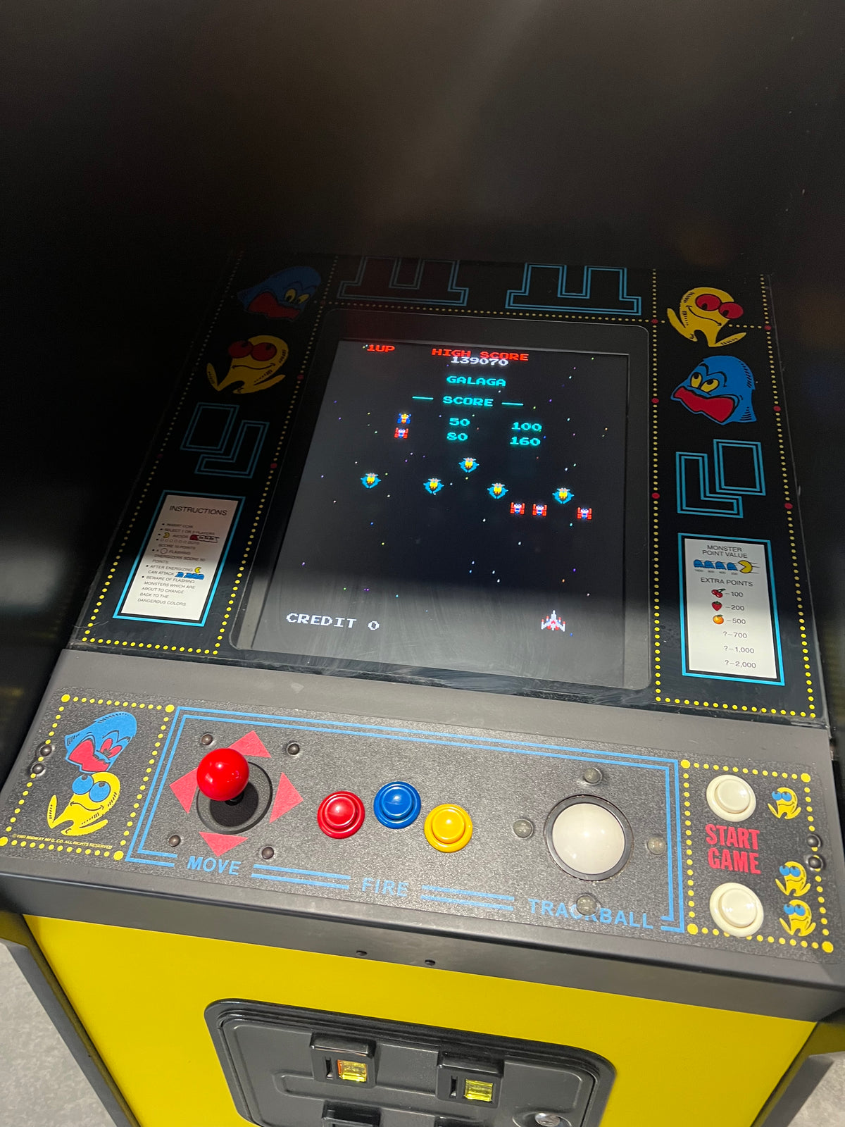 Pac Multicade Mutigame Arcade Game 60 Games in 1 Cabinet -  Works 100% - 1 Year Warranty