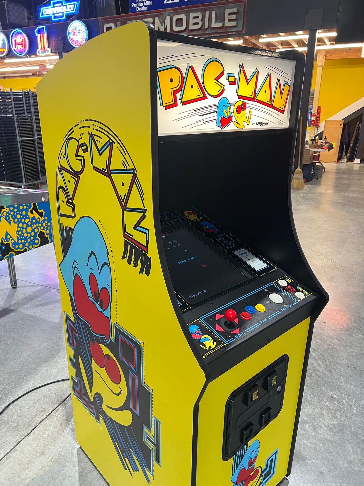 Pac Multicade Mutigame Arcade Game 60 Games in 1 Cabinet -  Works 100% - 1 Year Warranty