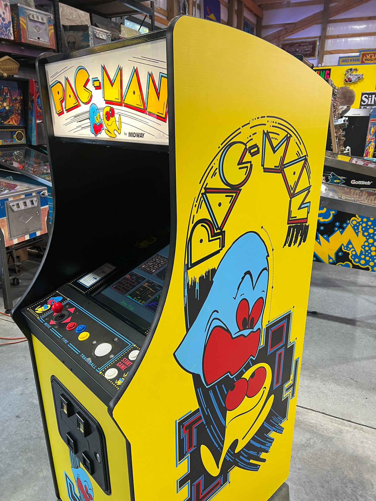 Pac Multicade Mutigame Arcade Game 60 Games in 1 Cabinet -  Works 100% - 1 Year Warranty