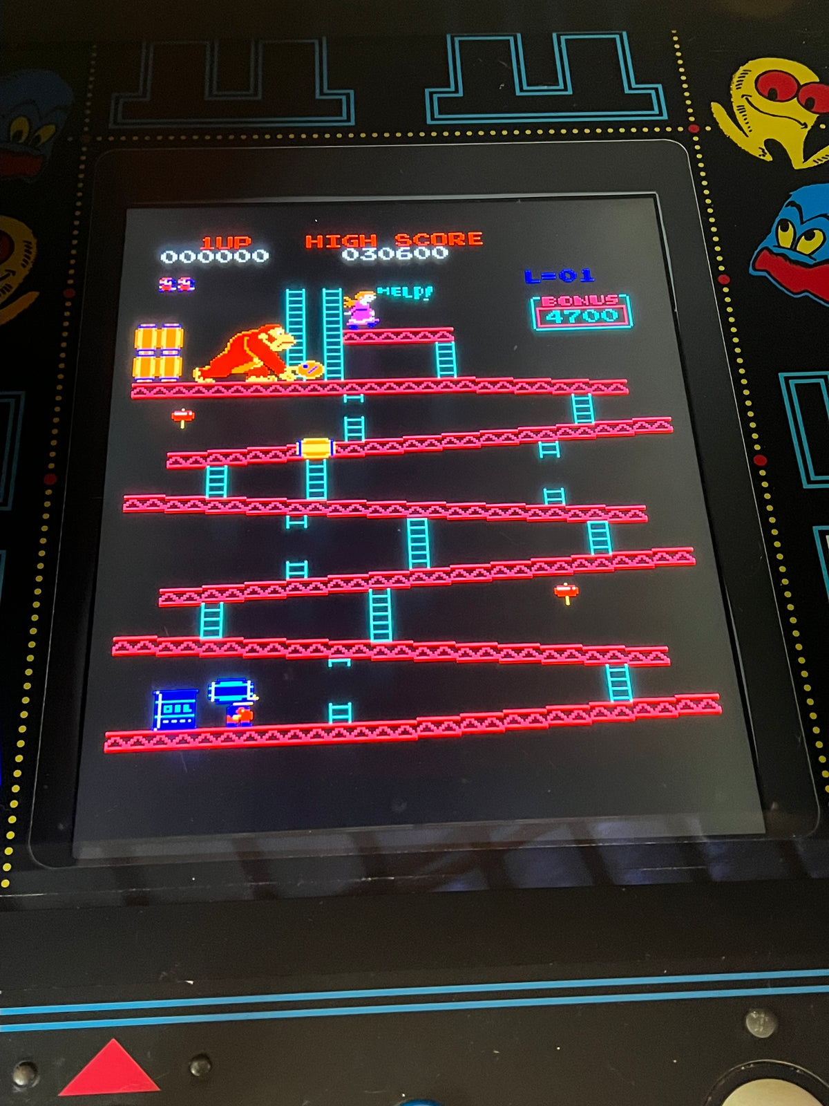 Pac Multicade Mutigame Arcade Game 60 Games in 1 Cabinet -  Works 100% - 1 Year Warranty