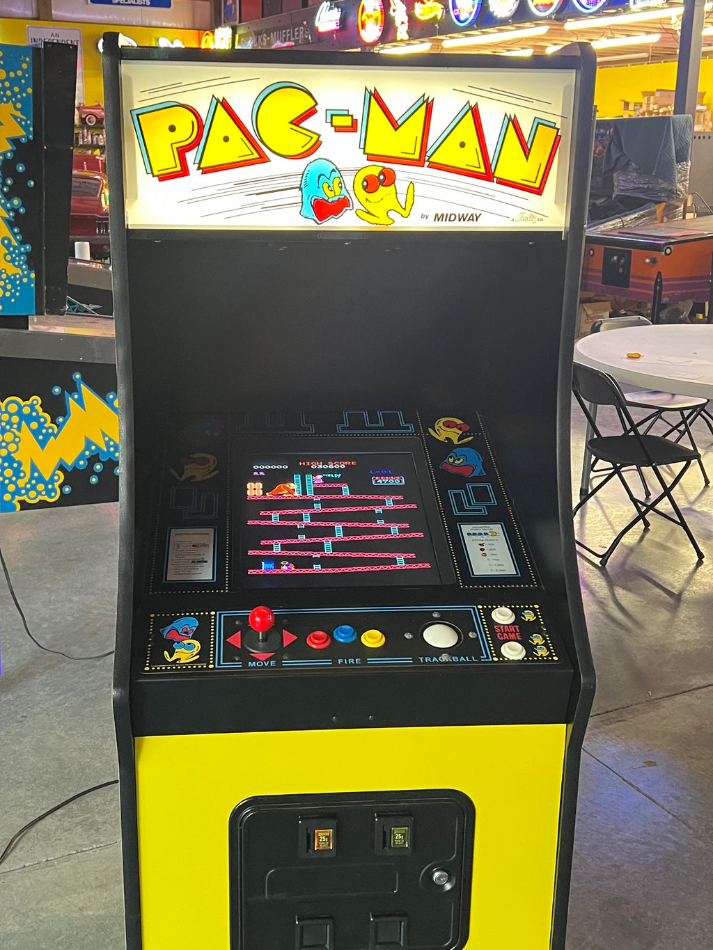 Pac Multicade Mutigame Arcade Game 60 Games in 1 Cabinet -  Works 100% - 1 Year Warranty