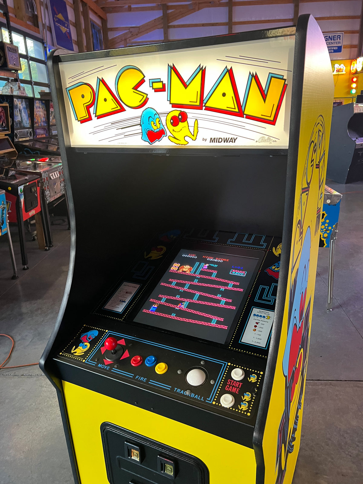 Pac Multicade Mutigame Arcade Game 60 Games in 1 Cabinet -  Works 100% - 1 Year Warranty