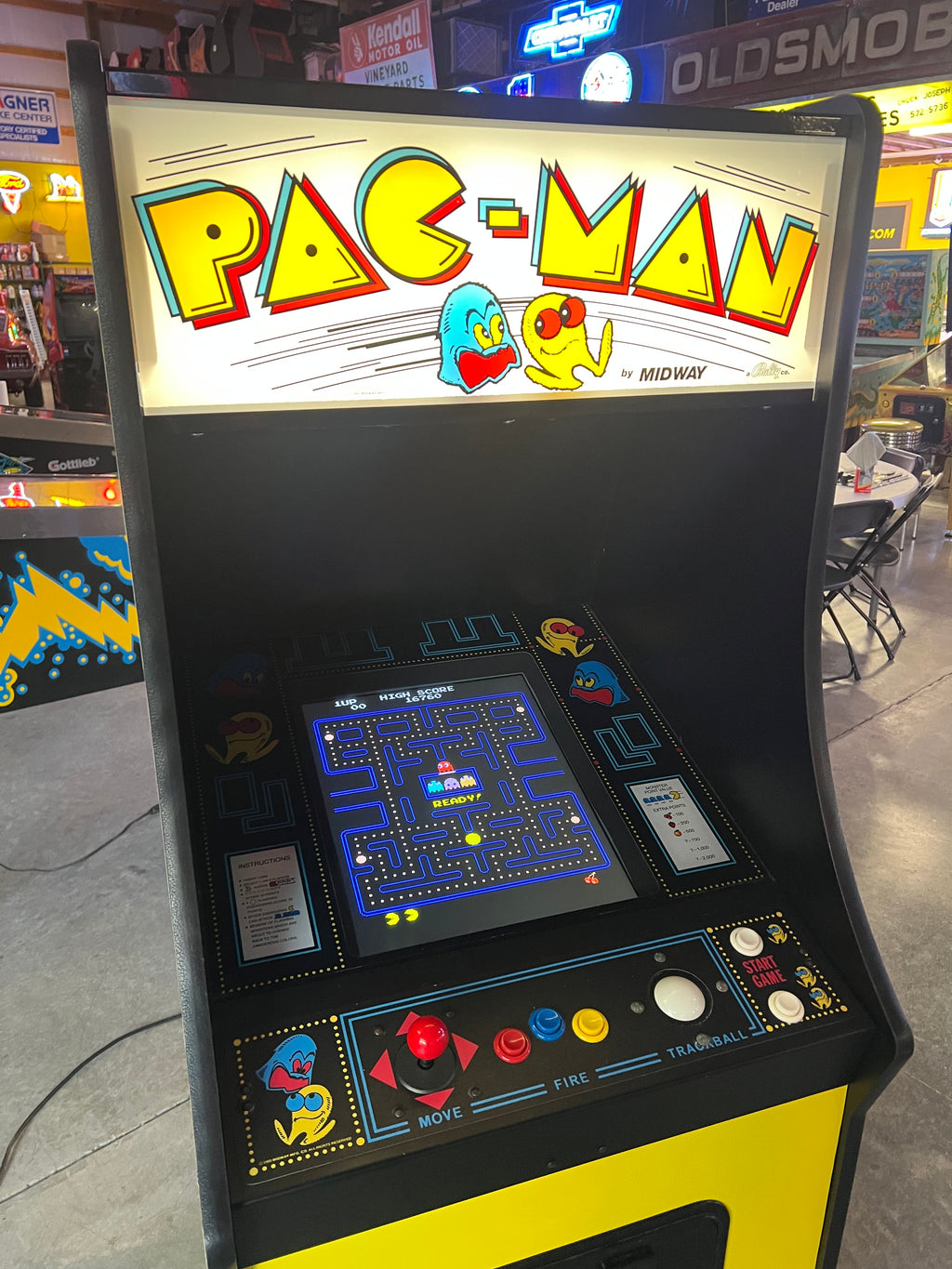 Pac Multicade Mutigame Arcade Game 60 Games in 1 Cabinet -  Works 100% - 1 Year Warranty