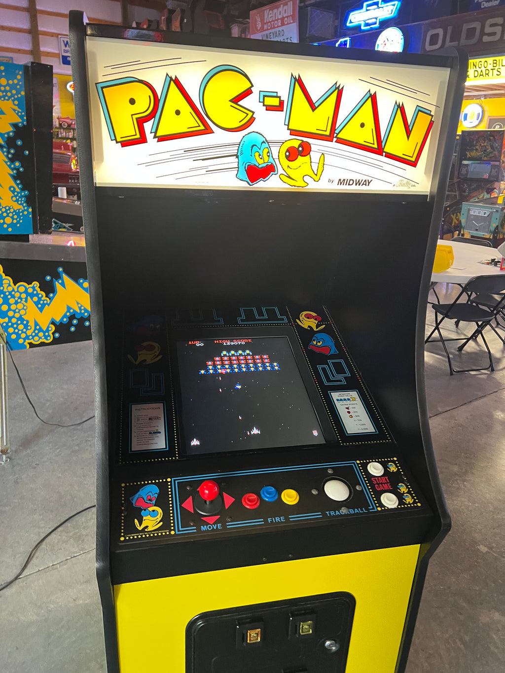 Pac Multicade Mutigame Arcade Game 60 Games in 1 Cabinet -  Works 100% - 1 Year Warranty
