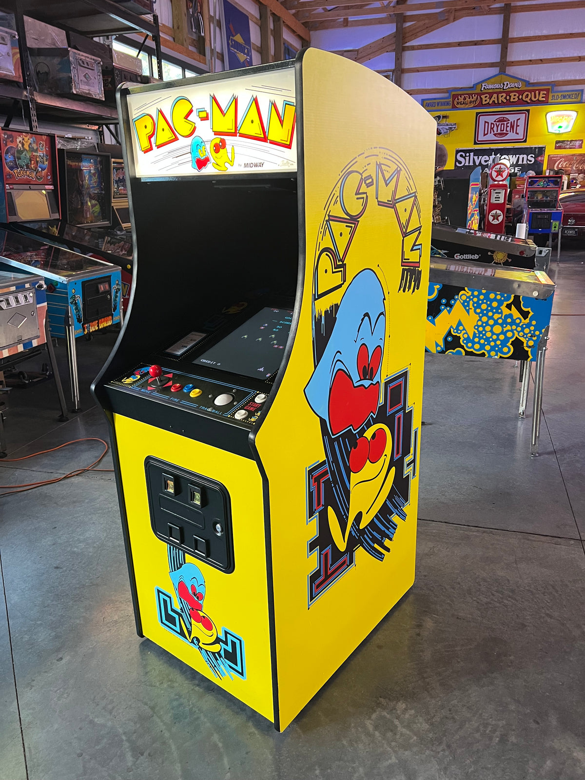 Pac Multicade Mutigame Arcade Game 60 Games in 1 Cabinet -  Works 100% - 1 Year Warranty