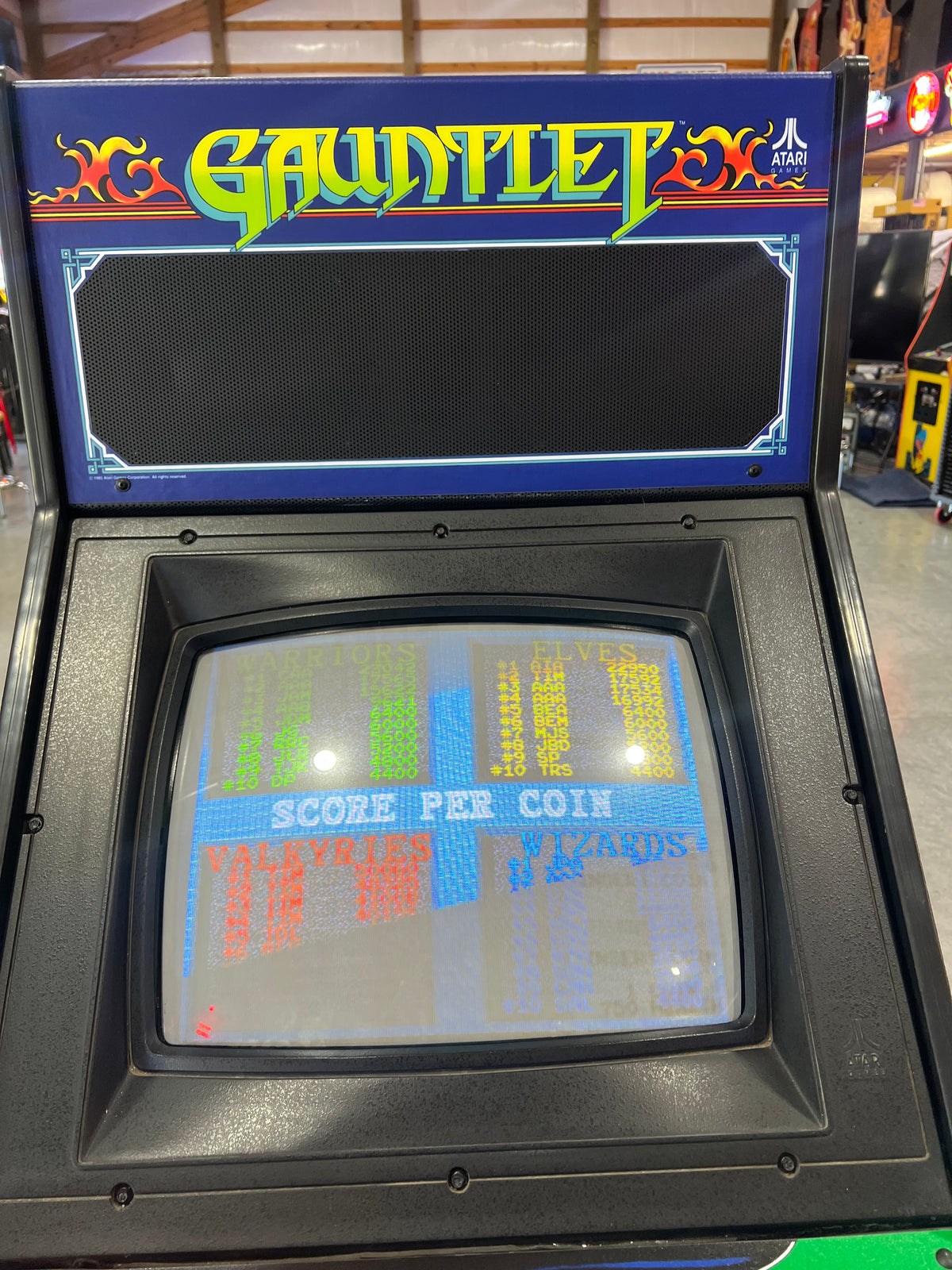 GAUNTLET - Atari 4 Player Arcade Game - Works 100% - The ORIGINAL Classic
