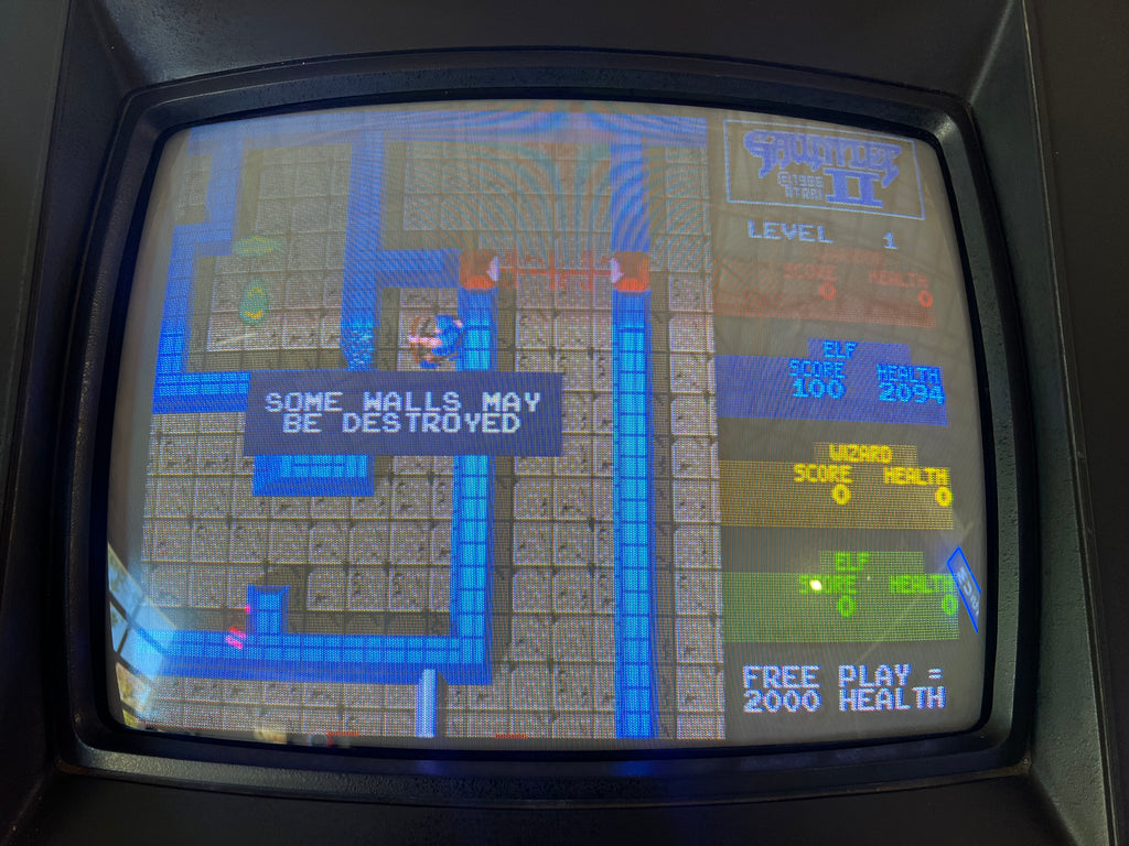 GAUNTLET - Atari 4 Player Arcade Game - Works 100% - The ORIGINAL Classic