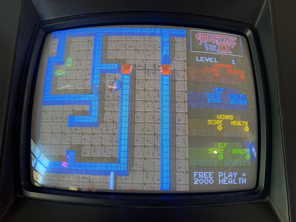 GAUNTLET - Atari 4 Player Arcade Game - Works 100% - The ORIGINAL Classic