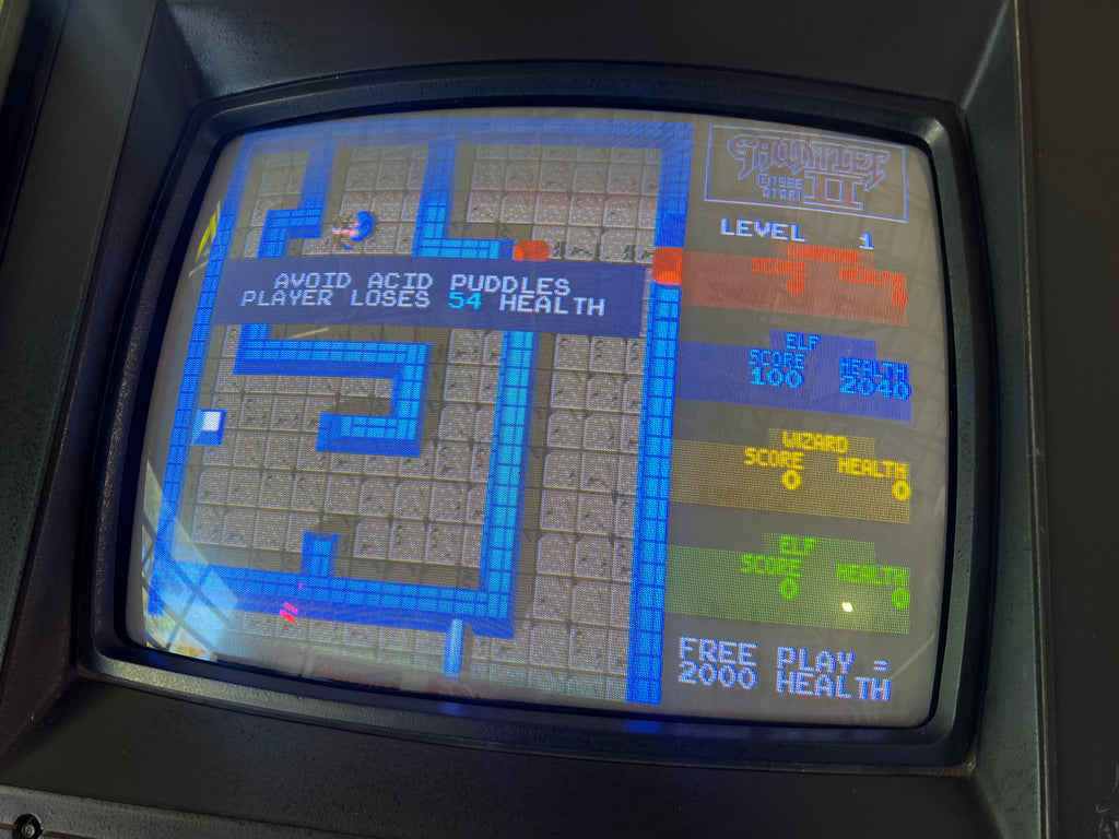 GAUNTLET - Atari 4 Player Arcade Game - Works 100% - The ORIGINAL Classic