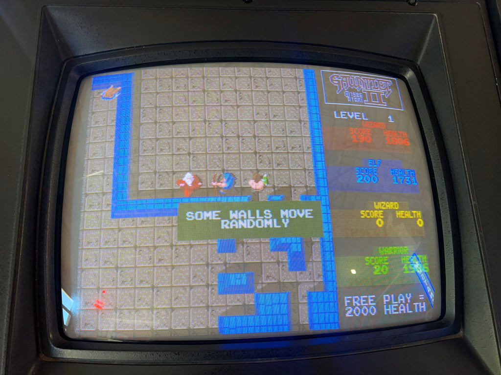 GAUNTLET - Atari 4 Player Arcade Game - Works 100% - The ORIGINAL Classic