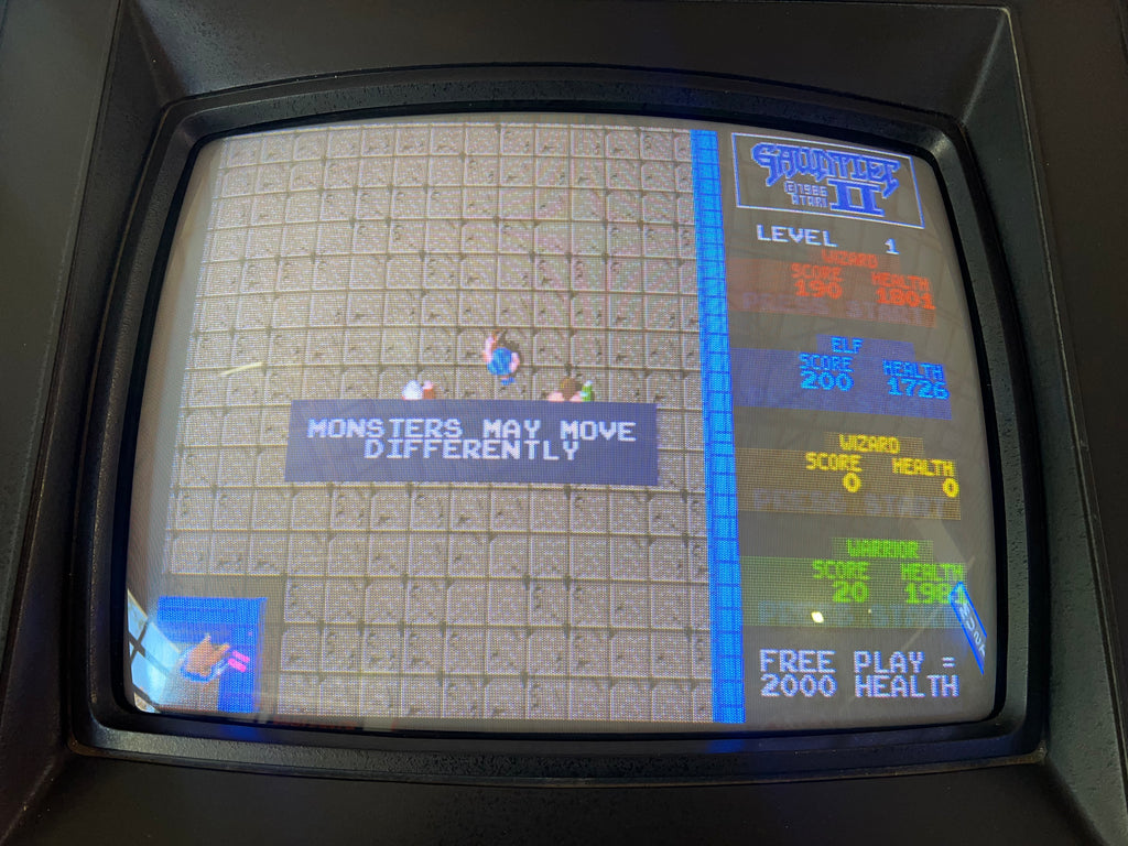 GAUNTLET - Atari 4 Player Arcade Game - Works 100% - The ORIGINAL Classic