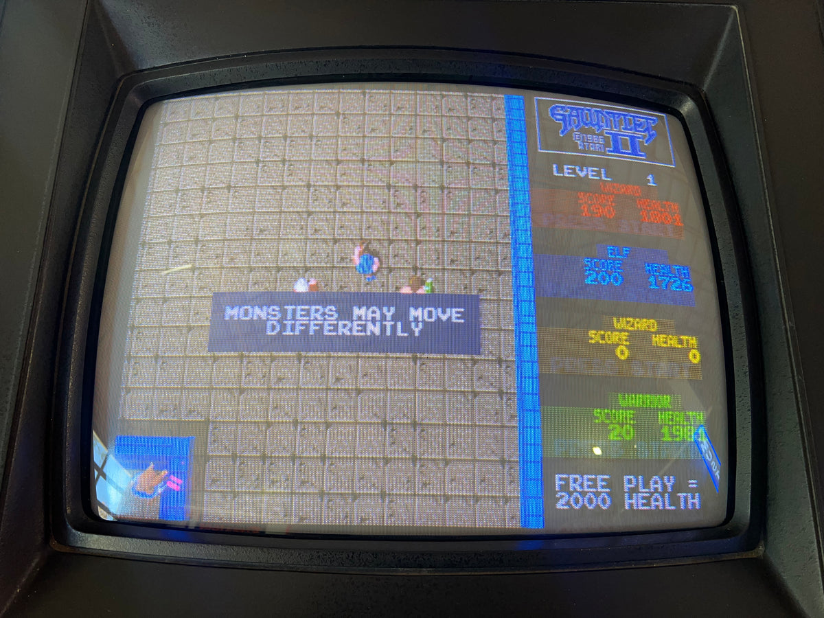GAUNTLET - Atari 4 Player Arcade Game - Works 100% - The ORIGINAL Classic