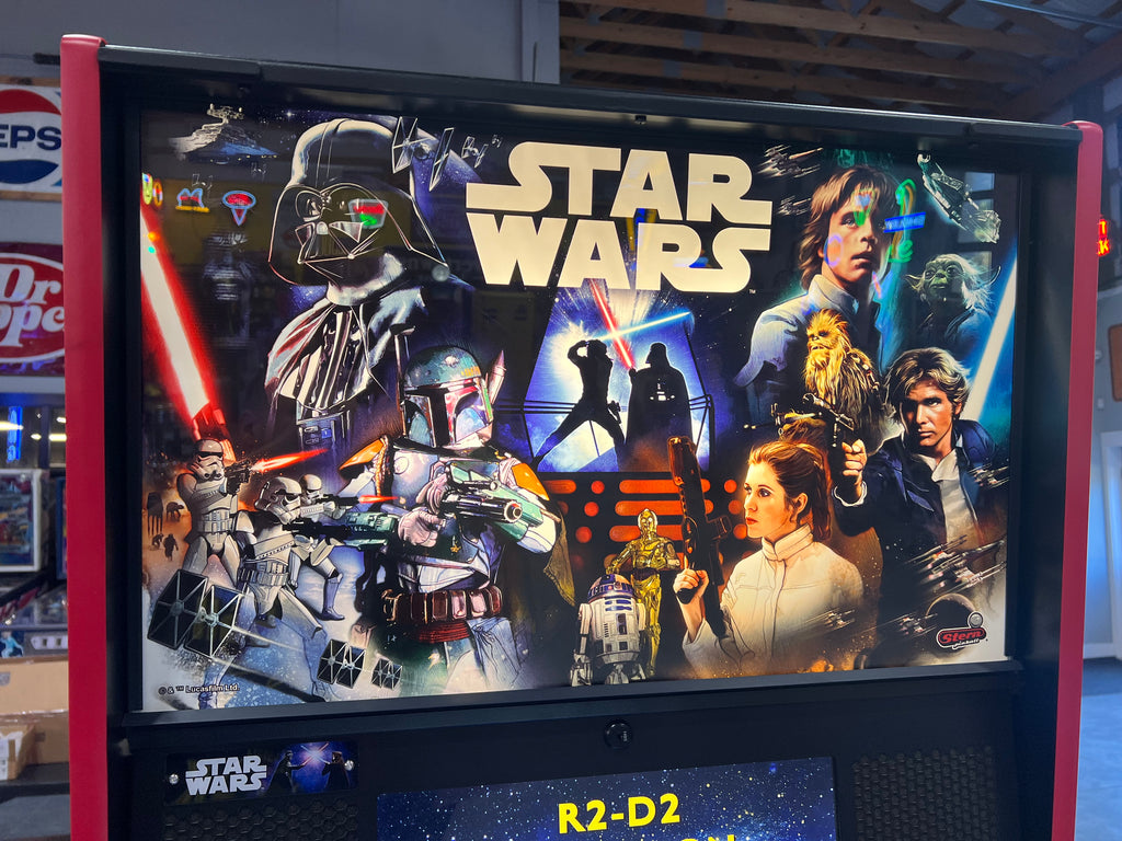 STAR WARS PRO - 2017 Stern Pinball Machine - WORKS 100% - Like Brand New - Less than 300 Plays!!!