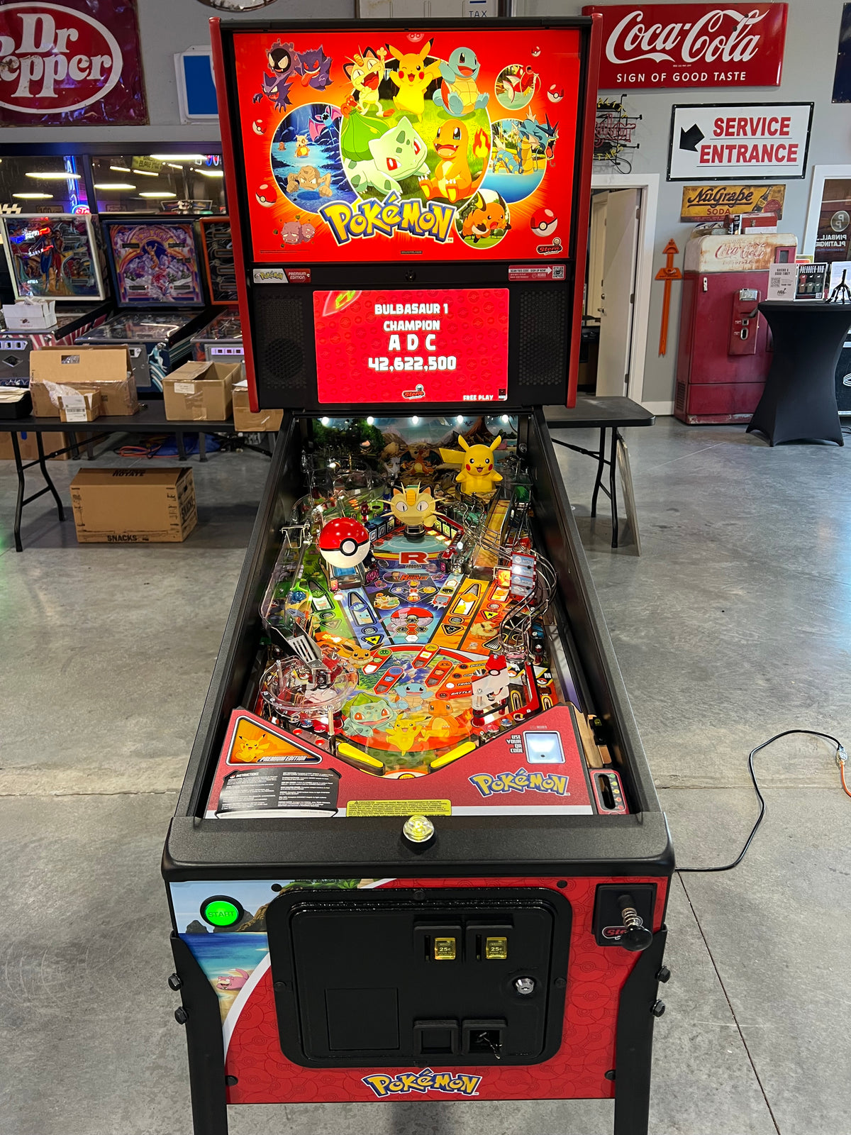 POKEMON PREMIUM - 2026 Stern Pinball Machine - WORKS 100% - Brand New - INSIDER CONNECTED