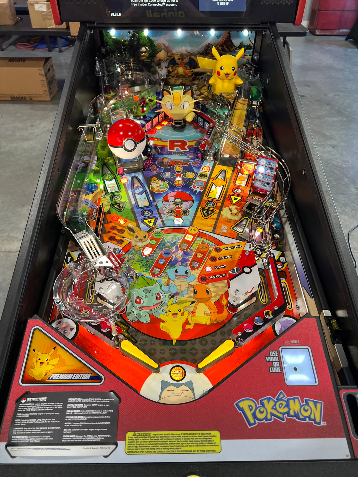POKEMON PREMIUM - 2026 Stern Pinball Machine - WORKS 100% - Brand New - INSIDER CONNECTED