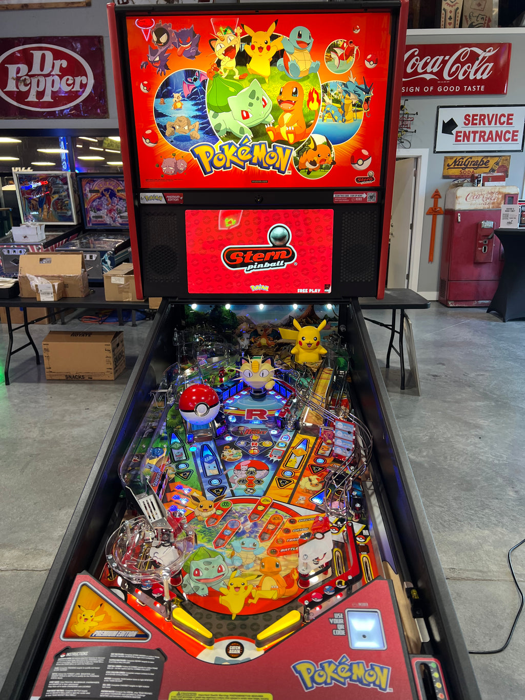 POKEMON PREMIUM - 2026 Stern Pinball Machine - WORKS 100% - Brand New - INSIDER CONNECTED