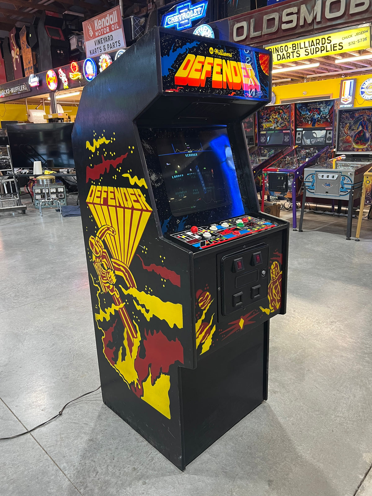 DEFENDER - Williams Arcade Game - Works 100% - The ORIGINAL Classic You Know And LOVE!!!