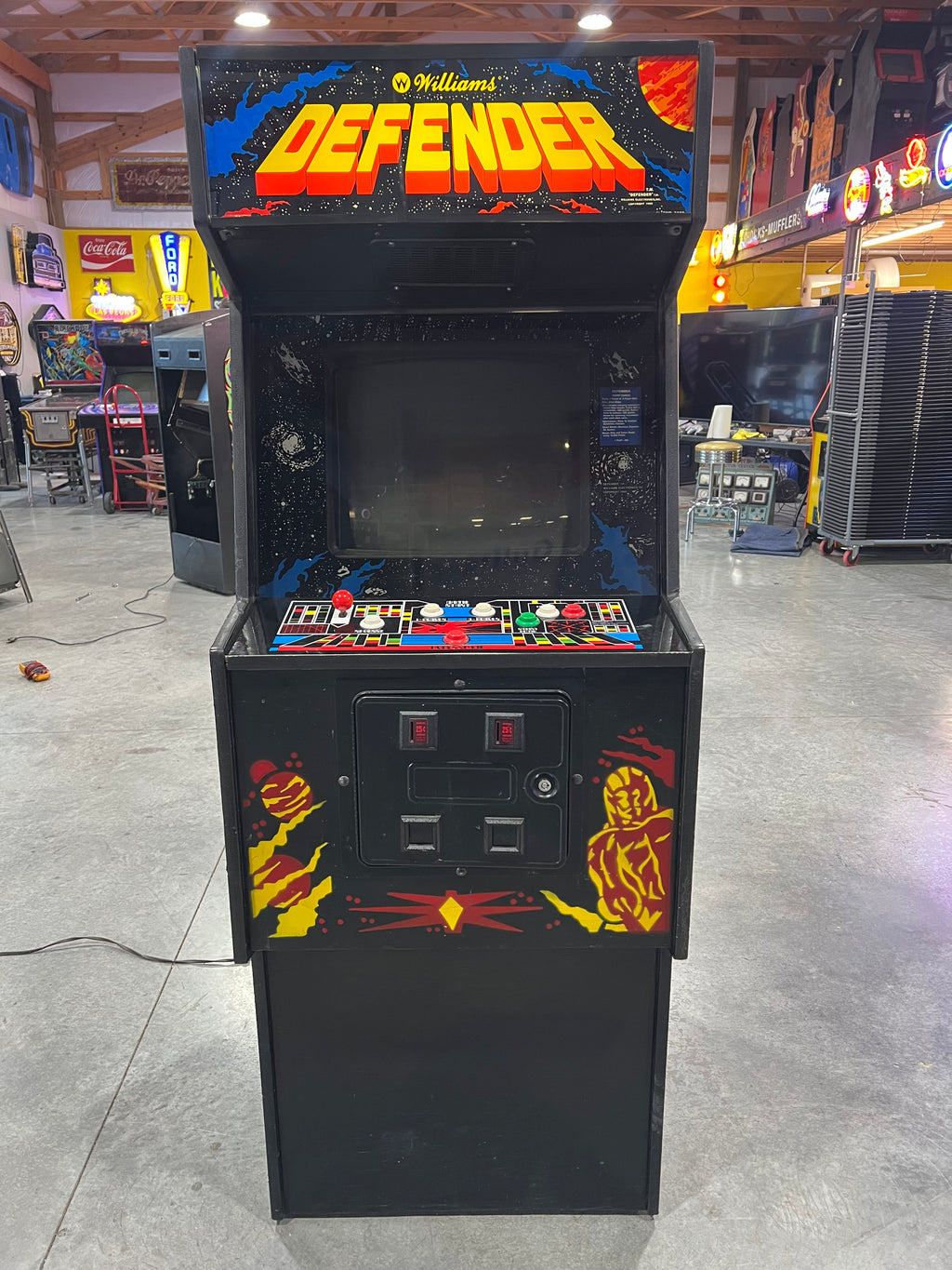 DEFENDER - Williams Arcade Game - Works 100% - The ORIGINAL Classic You Know And LOVE!!!