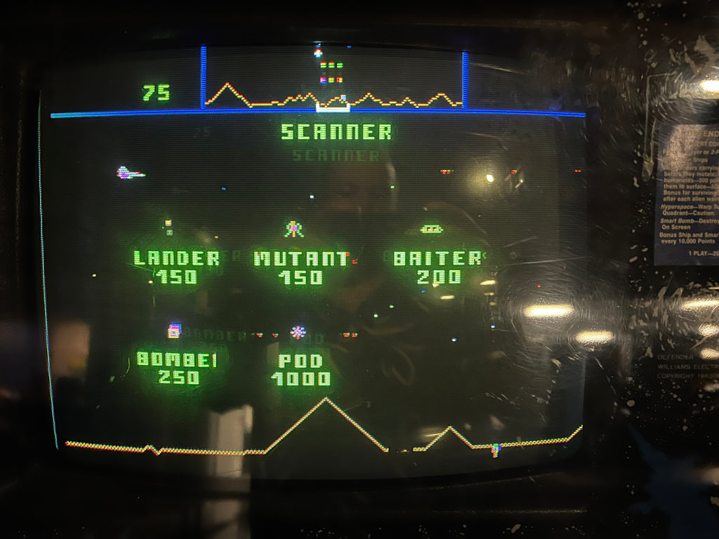 DEFENDER - Williams Arcade Game - Works 100% - The ORIGINAL Classic You Know And LOVE!!!