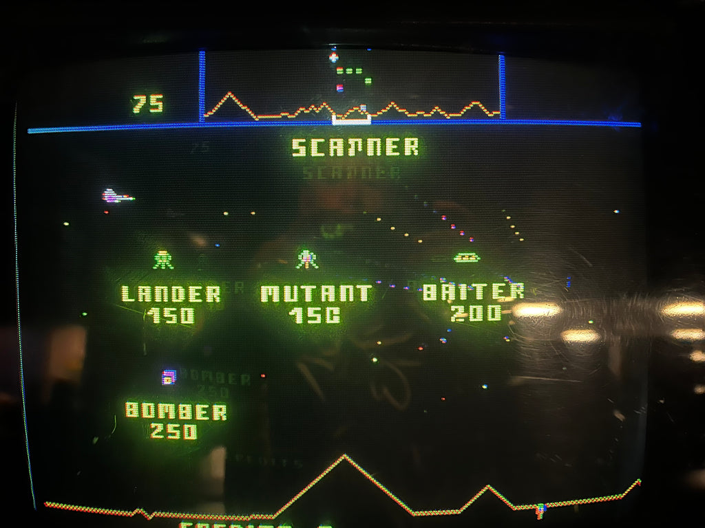 DEFENDER - Williams Arcade Game - Works 100% - The ORIGINAL Classic You Know And LOVE!!!