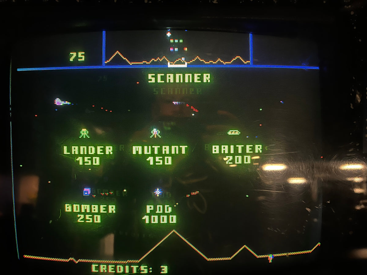 DEFENDER - Williams Arcade Game - Works 100% - The ORIGINAL Classic You Know And LOVE!!!