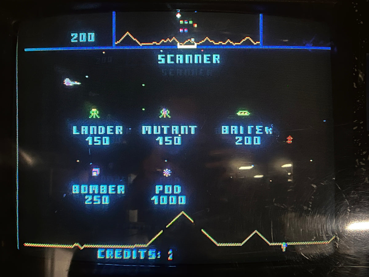 DEFENDER - Williams Arcade Game - Works 100% - The ORIGINAL Classic You Know And LOVE!!!