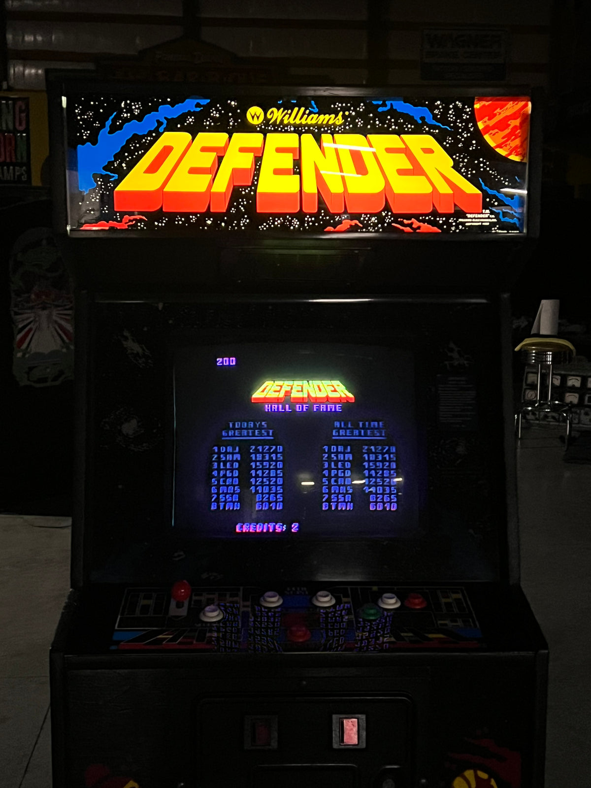 DEFENDER - Williams Arcade Game - Works 100% - The ORIGINAL Classic You Know And LOVE!!!