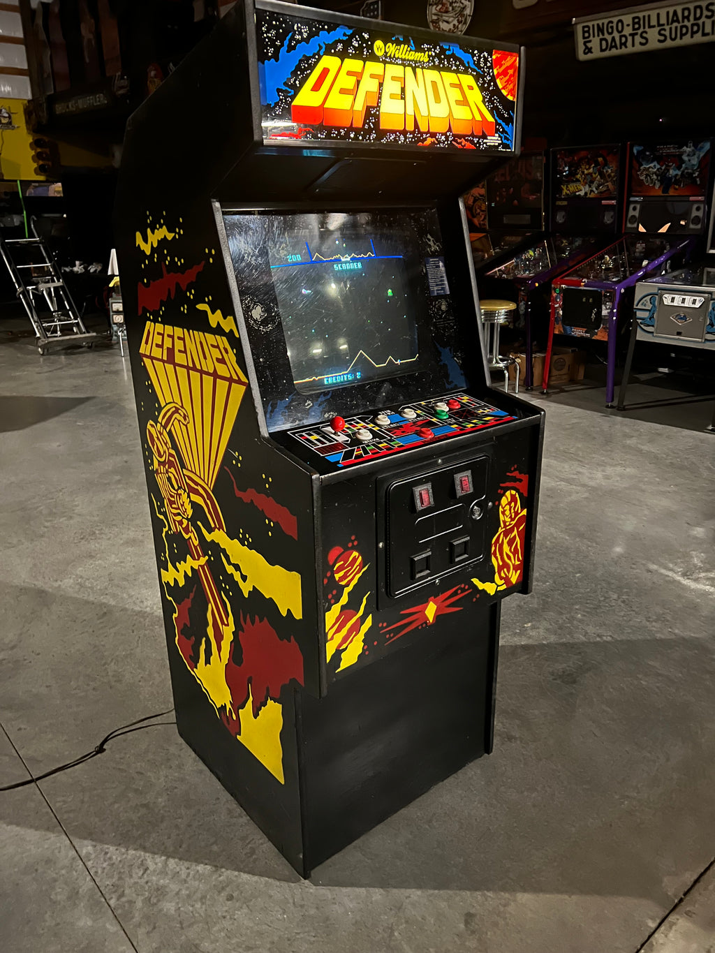DEFENDER - Williams Arcade Game - Works 100% - The ORIGINAL Classic You Know And LOVE!!!