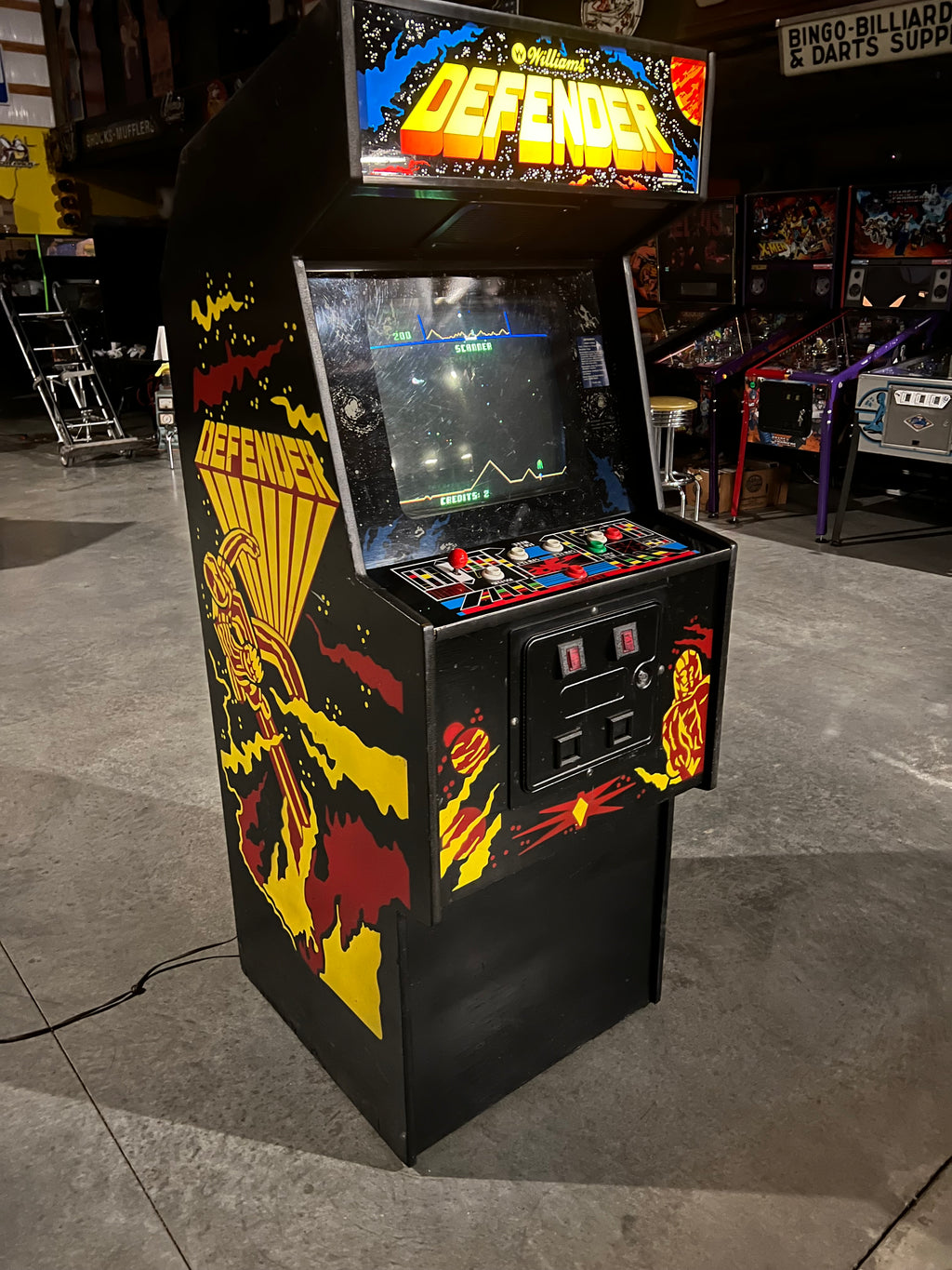 DEFENDER - Williams Arcade Game - Works 100% - The ORIGINAL Classic You Know And LOVE!!!