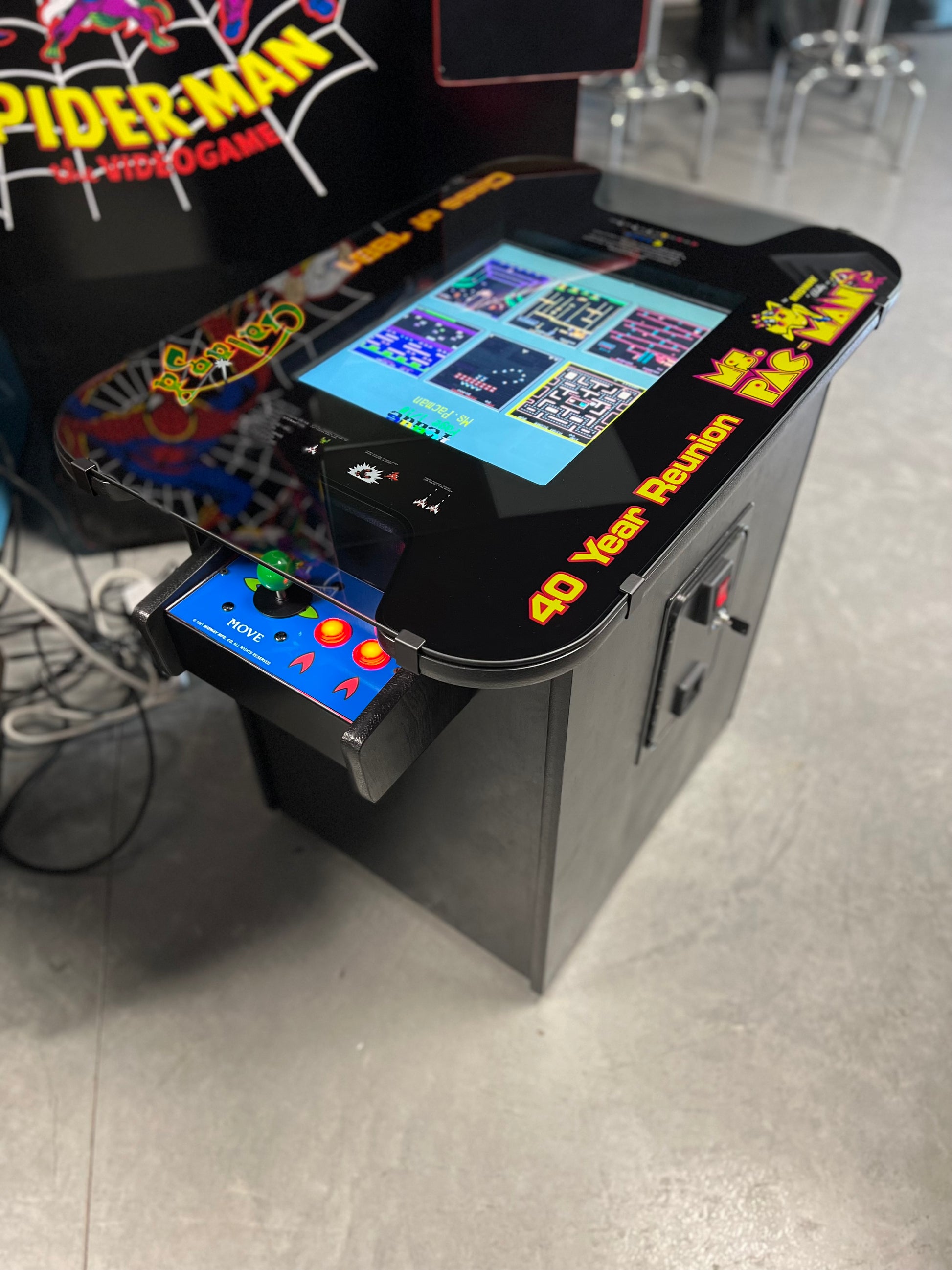 Ms Pac-Man Galaga Reunion Multicade Multigame - Sixty 60 Classic Games in One Cabinet - 1 Year Warranty!