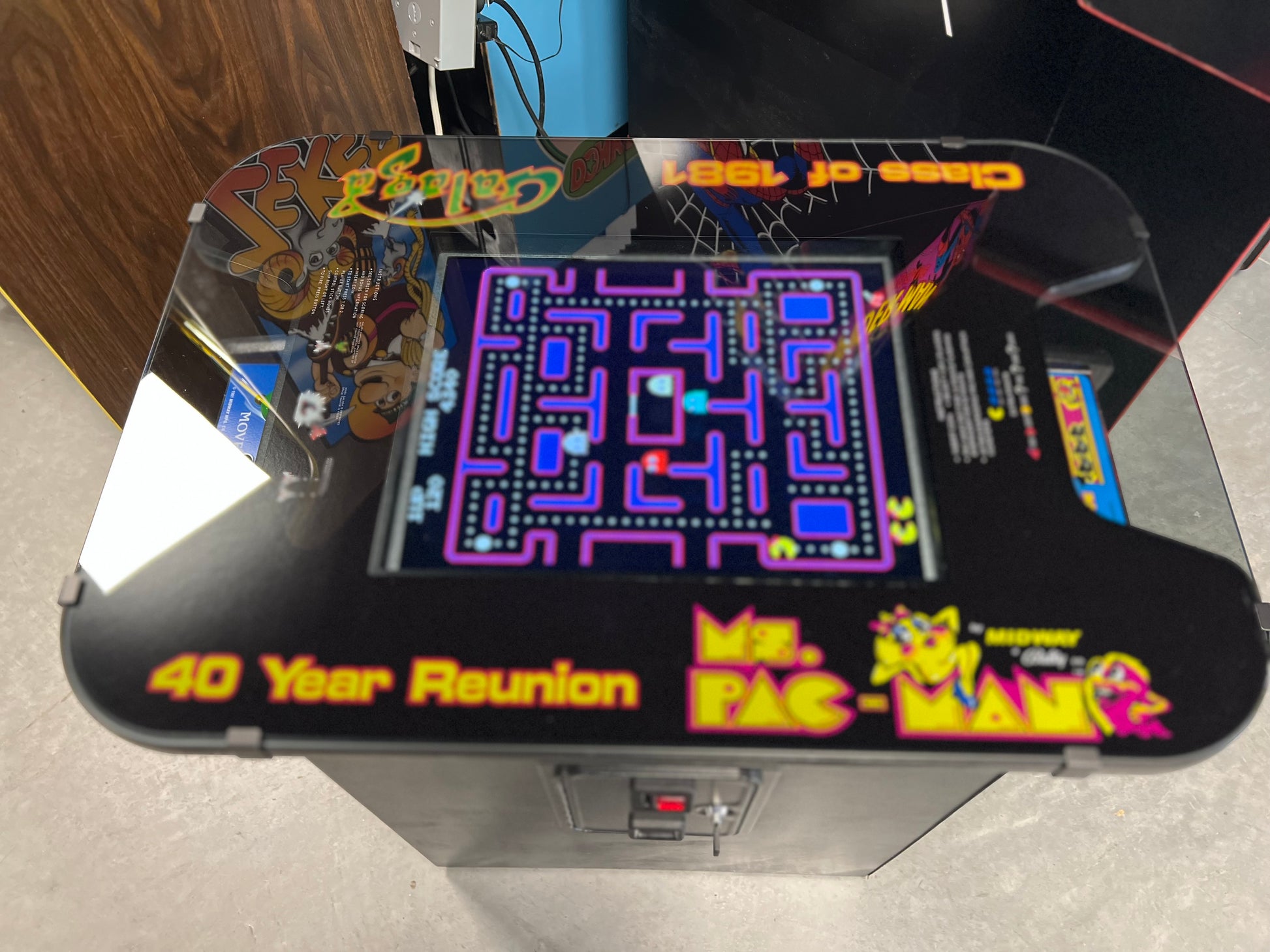 Ms Pac-Man Galaga Reunion Multicade Multigame - Sixty 60 Classic Games in One Cabinet - 1 Year Warranty!