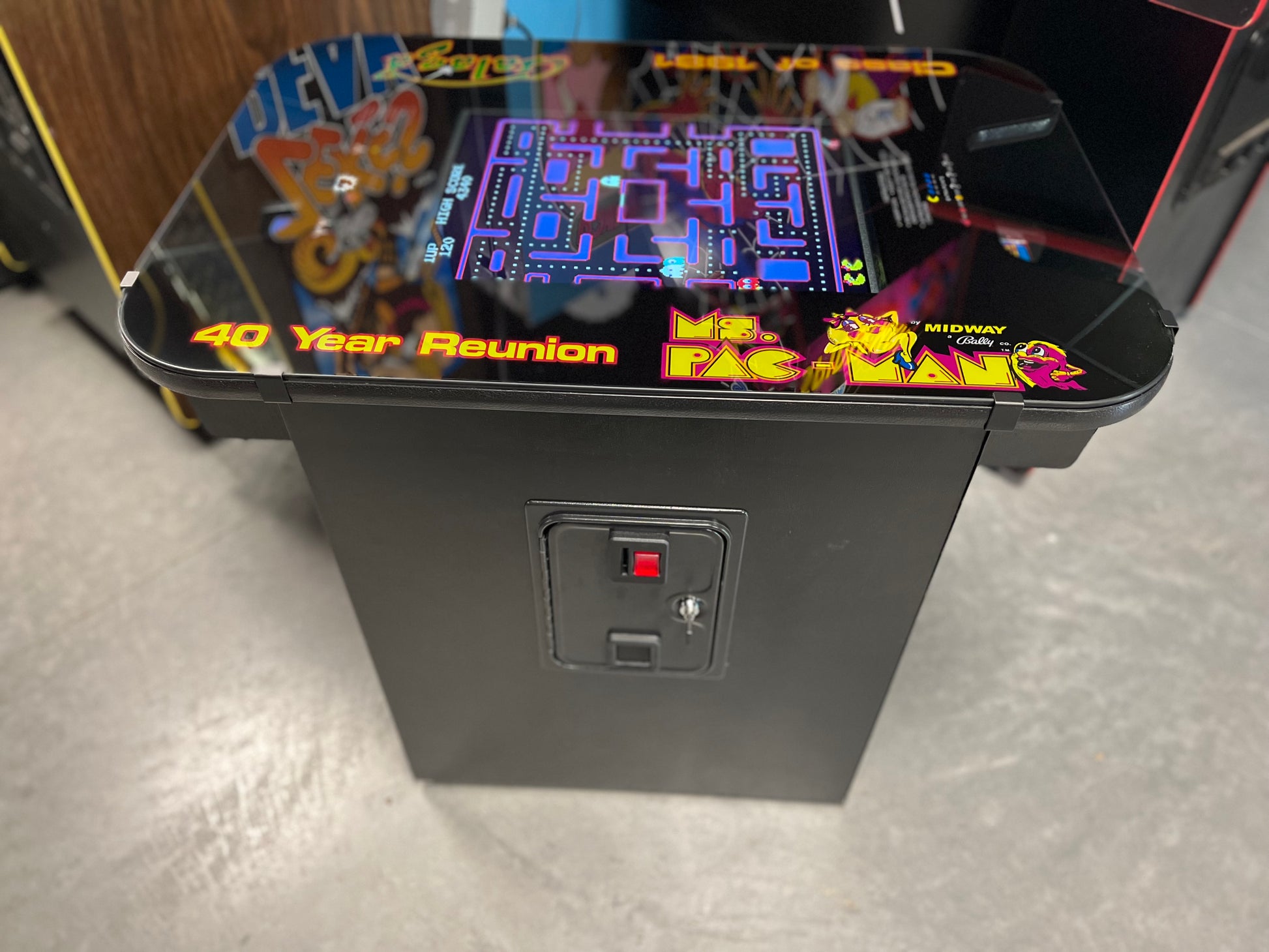 Ms Pac-Man Galaga Reunion Multicade Multigame - Sixty 60 Classic Games in One Cabinet - 1 Year Warranty!